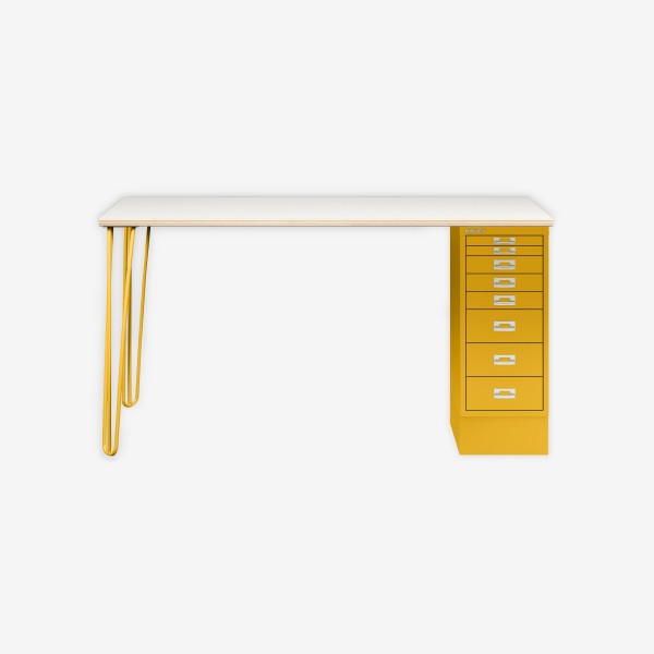 Bisley Home MultiDesk PW642 plywood/sunflower