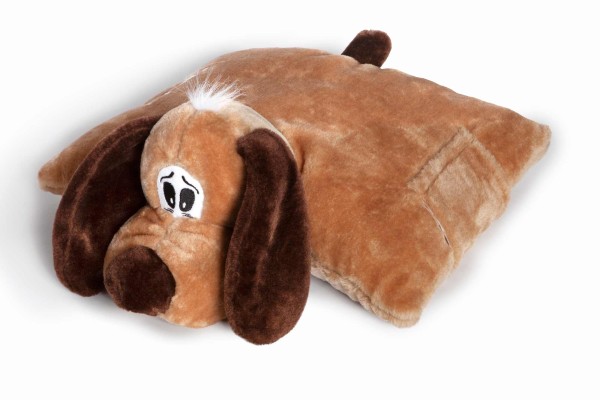 Baby Flachkissen Kuscheltier Kuschelkissen Hund