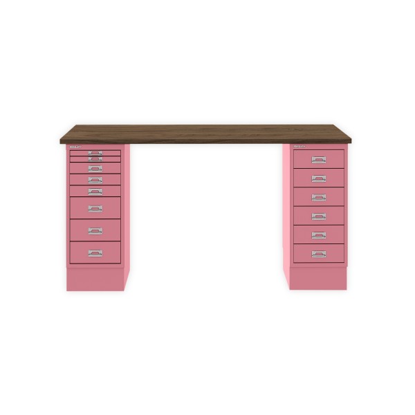 Bisley Home MultiDesk NW601 nussbaum/pink