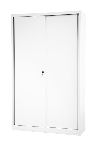 Bisley Schiebetürenschrank ECO 696 verkehrsweiß