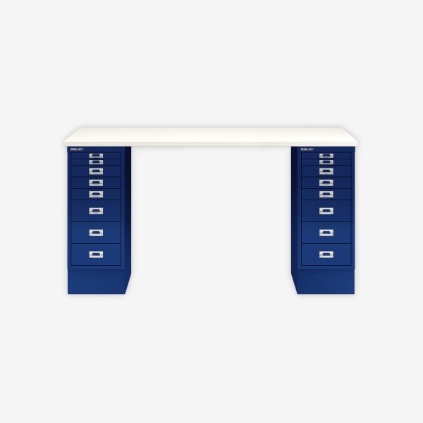 Bisley Home MultiDesk 005639 weiß/oxfordblau