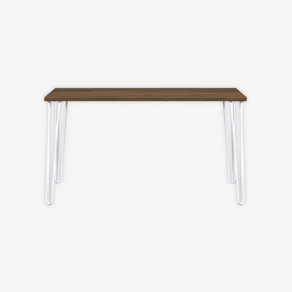 Bisley Home MultiDesk NW696 nussbaum/verkehrsweiß