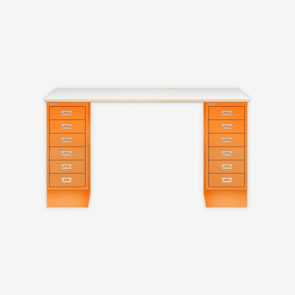 Bisley Home MultiDesk PW603 plywood/orange