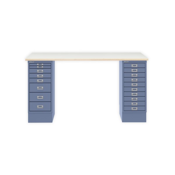 Bisley Home MultiDesk PW605 plywood/blau