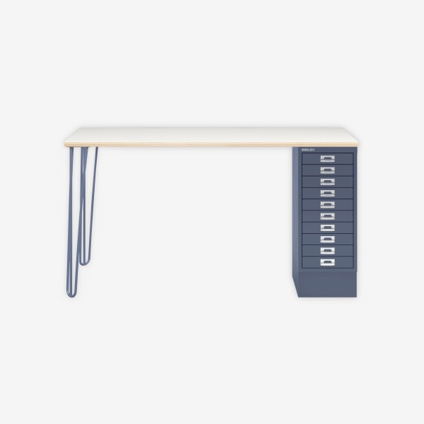 Bisley Home MultiDesk PW605 plywood/blau