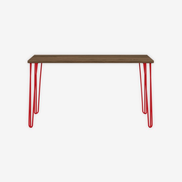 Bisley Home MultiDesk NW670 nussbaum/kardinalrot