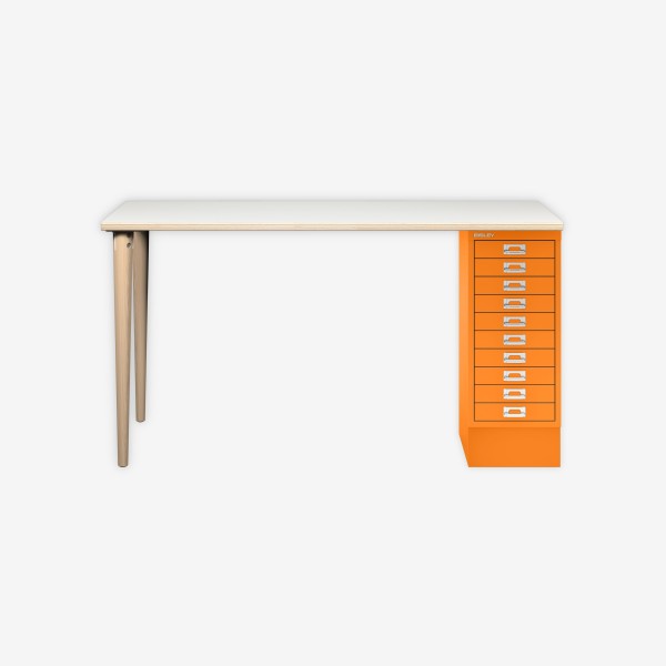 Bisley Home MultiDesk PW603 plywood/orange