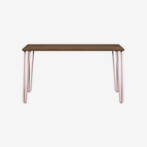 Bisley Home MultiDesk NW620 nussbaum/pastellpink