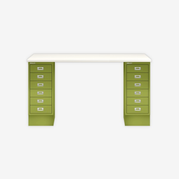 Bisley Home MultiDesk 005604 weiß/grün