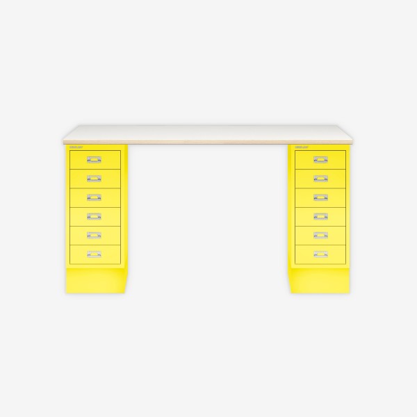 Bisley Home MultiDesk PW641 plywood/zinkgelb