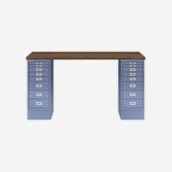 Bisley Home MultiDesk NW605 nussbaum/blau