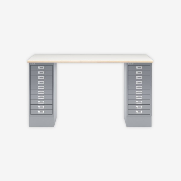 Bisley Home MultiDesk PW355 plywood/silber