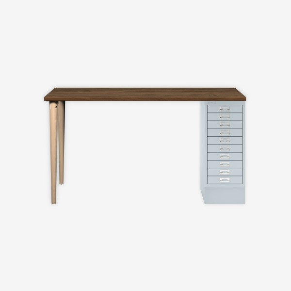 Bisley Home MultiDesk NW645 nussbaum/lichtgrau
