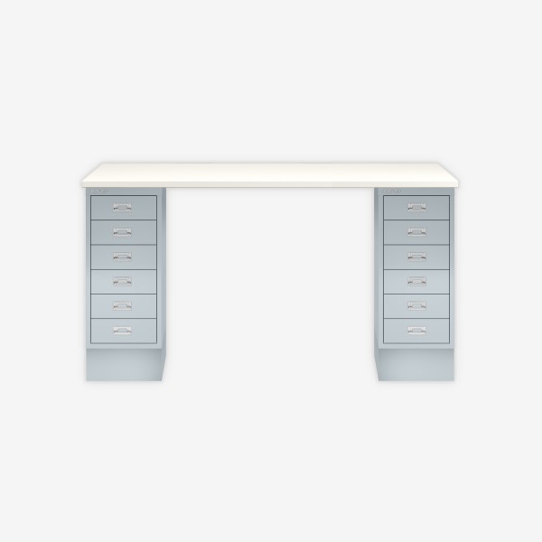 Bisley Home MultiDesk 005645 weiß/lichtgrau
