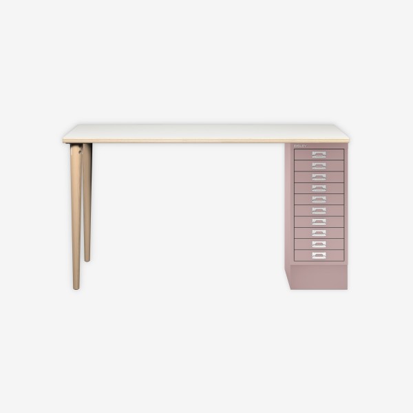 Bisley Home MultiDesk PW620 plywood/pastellpink