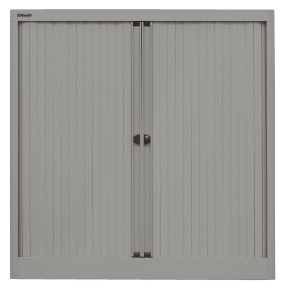 Bisley Rollladenschrank EUROTAMBOUR SL355 Rollladen silber, Korpus silber