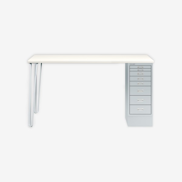 Bisley Home MultiDesk 005645 weiß/lichtgrau