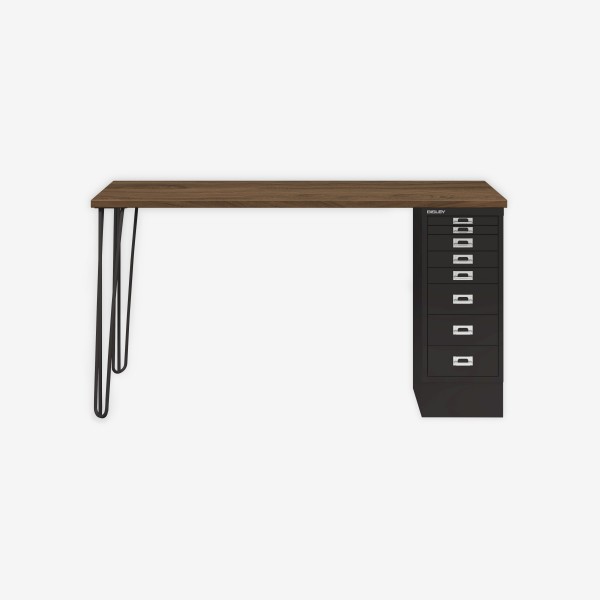 Bisley Home MultiDesk NW633 nussbaum/schwarz