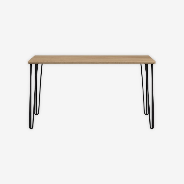 Bisley Home MultiDesk 018633 natürliche Eiche/schwarz