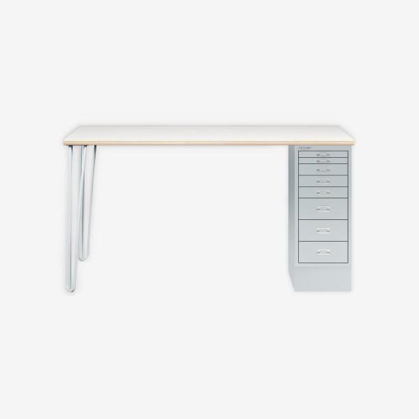 Bisley Home MultiDesk PW645 plywood/lichtgrau