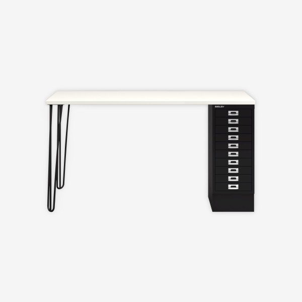 Bisley Home MultiDesk 005633 weiß/schwarz