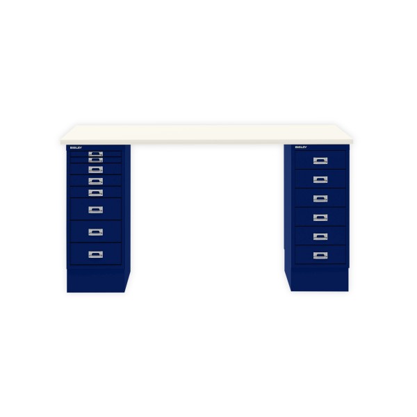 Bisley Home MultiDesk 005639 weiß/oxfordblau