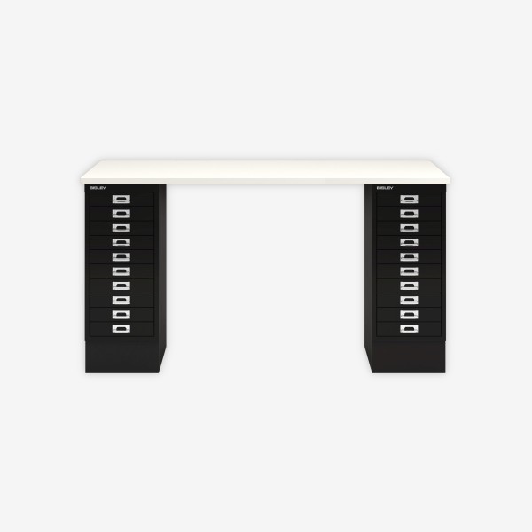 Bisley Home MultiDesk 005633 weiß/schwarz
