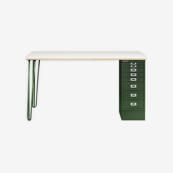 Bisley Home MultiDesk PW623 plywood/olivgrün