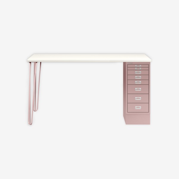 Bisley Home MultiDesk 005620 weiß/pastellpink