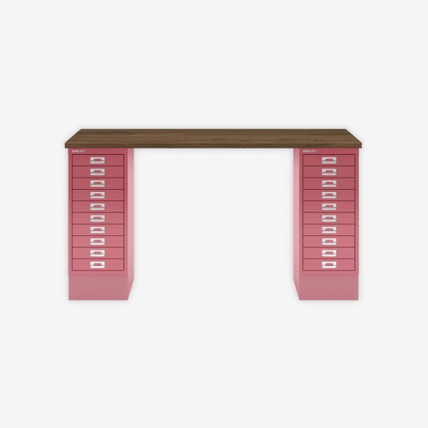 Bisley Home MultiDesk NW601 nussbaum/pink