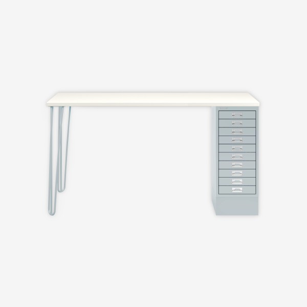 Bisley Home MultiDesk 005645 weiß/lichtgrau