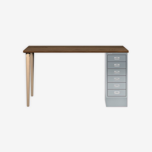 Bisley Home MultiDesk NW645 nussbaum/lichtgrau