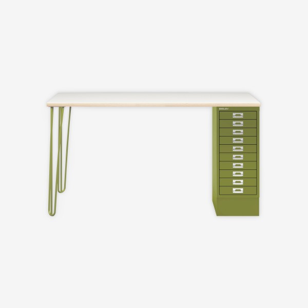 Bisley Home MultiDesk PW604 plywood/grün