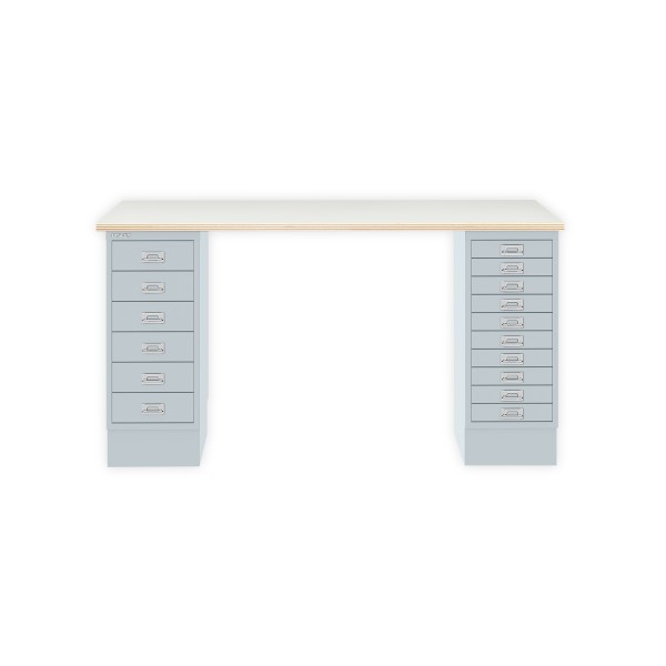 Bisley Home MultiDesk PW645 plywood/lichtgrau