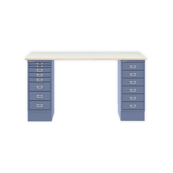 Bisley Home MultiDesk PW605 plywood/blau