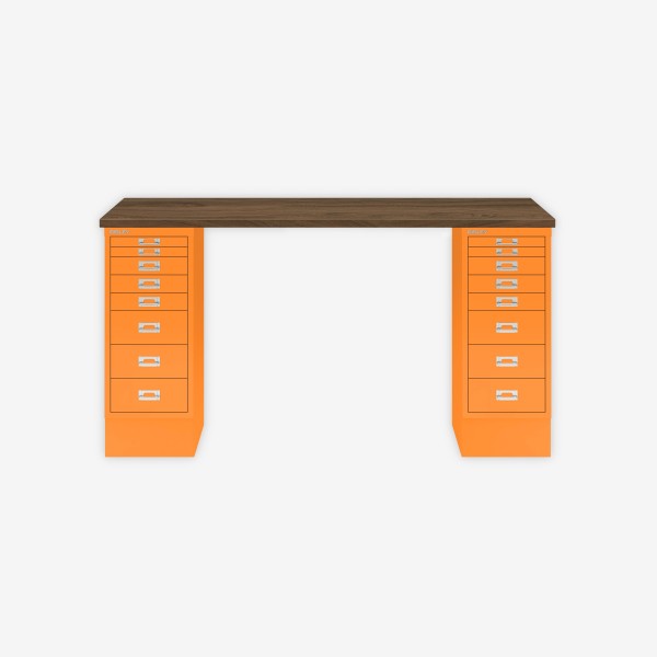 Bisley Home MultiDesk NW603 nussbaum/orange