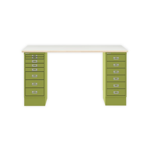 Bisley Home MultiDesk PW604 plywood/grün