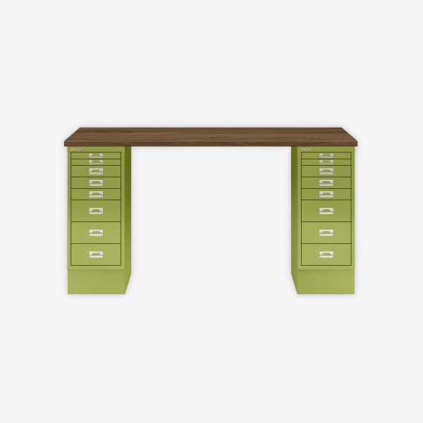 Bisley Home MultiDesk NW604 nussbaum/grün