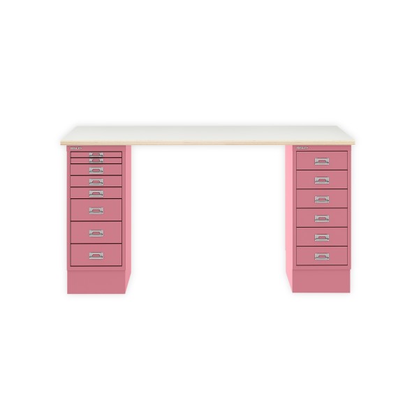 Bisley Home MultiDesk PW601 plywood/pink