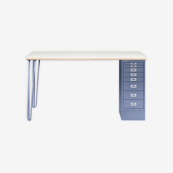 Bisley Home MultiDesk PW605 plywood/blau