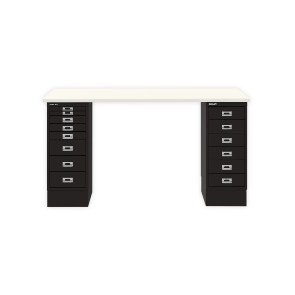 Bisley Home MultiDesk 005633 weiß/schwarz