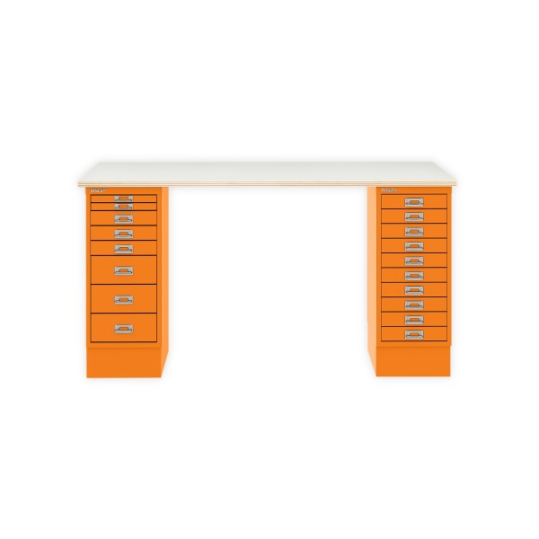 Bisley Home MultiDesk PW603 plywood/orange