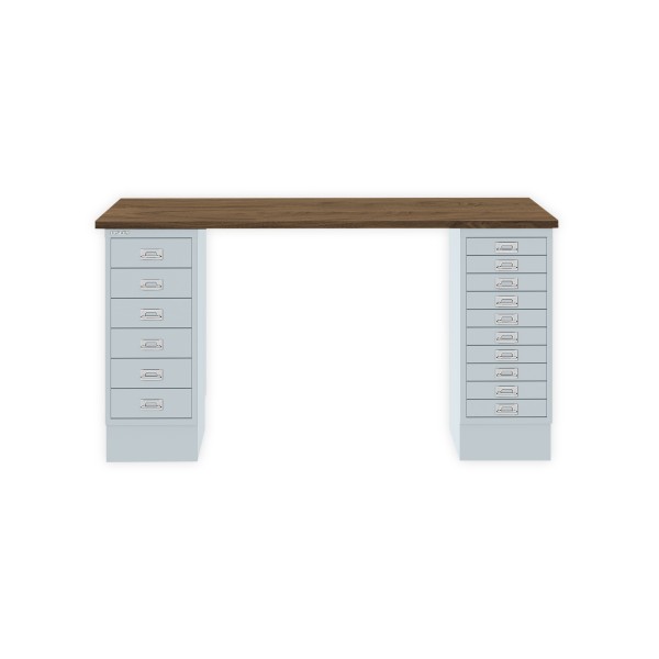 Bisley Home MultiDesk NW645 nussbaum/lichtgrau