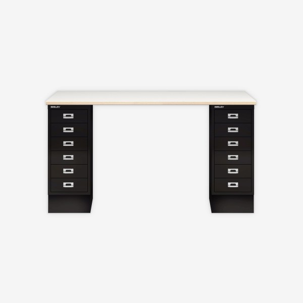 Bisley Home MultiDesk PW633 plywood/schwarz