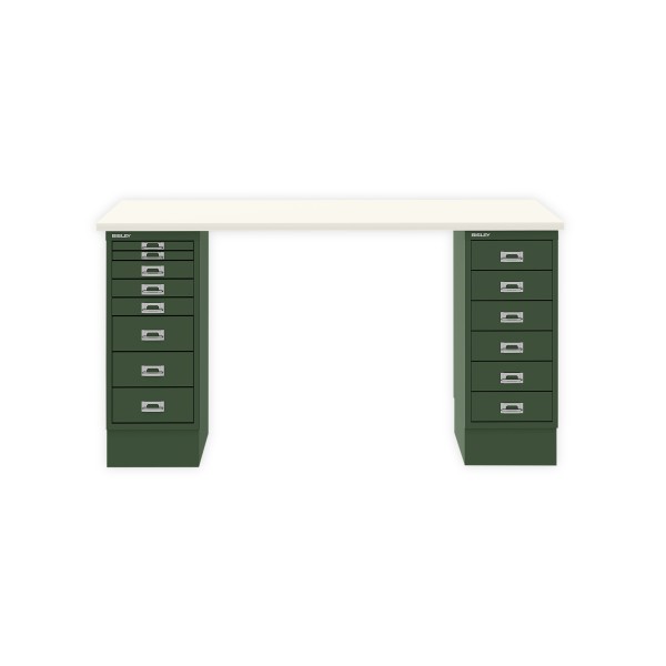 Bisley Home MultiDesk 005623 weiß/olivgrün
