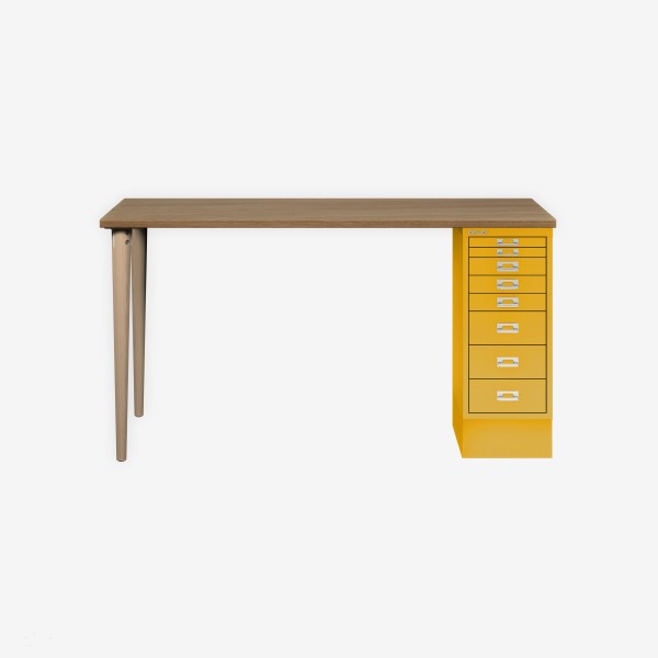 Bisley Home MultiDesk 018642 natürliche Eiche/sunflower
