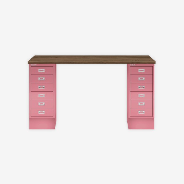 Bisley Home MultiDesk NW601 nussbaum/pink