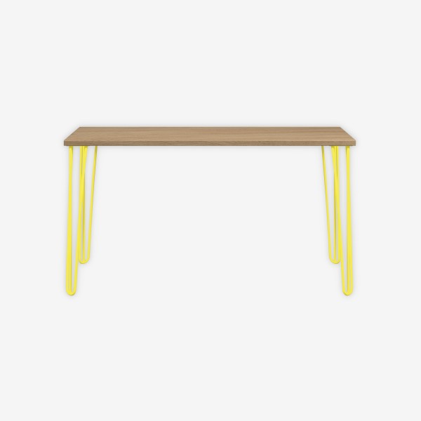 Bisley Home MultiDesk 018641 natürliche Eiche/zinkgelb