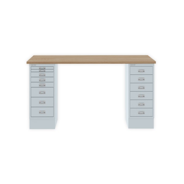 Bisley Home MultiDesk 018645 natürliche Eiche/lichtgrau