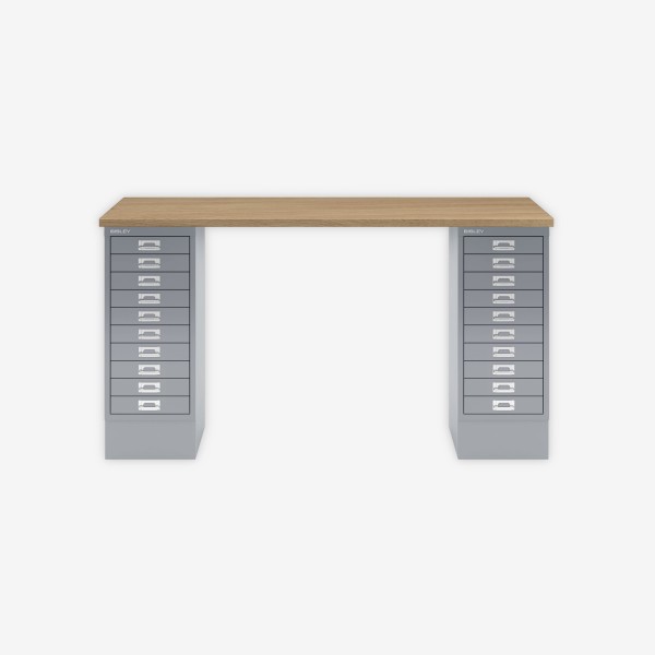 Bisley Home MultiDesk 018355 natürliche Eiche/silber